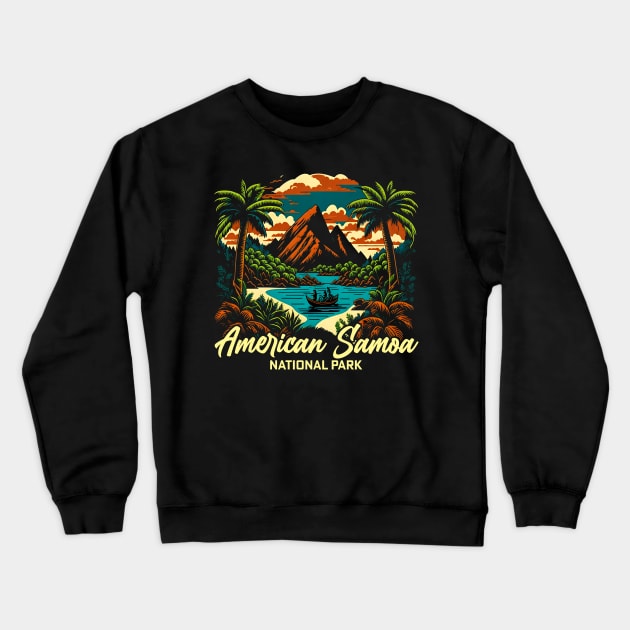 American Samoa National Park (American Samoa) Crewneck Sweatshirt by T-shirt US